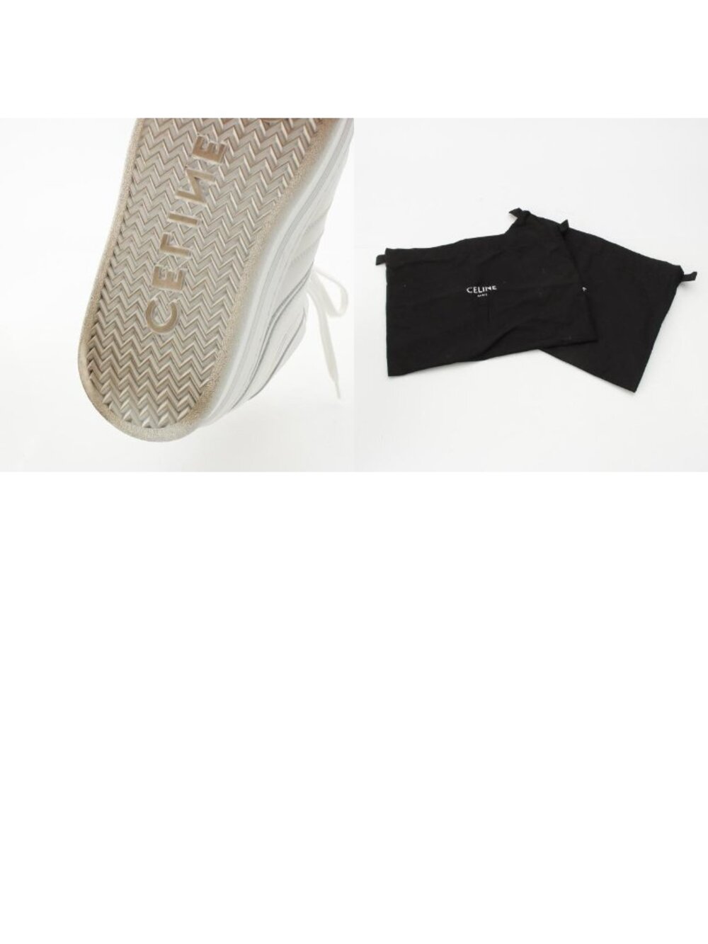 Celine Platform High Cut Sneakers Shoes White - Picture 10 of 10